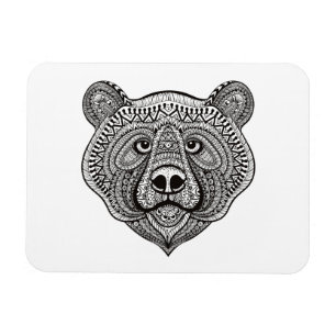 Imán Cara inspirada del oso