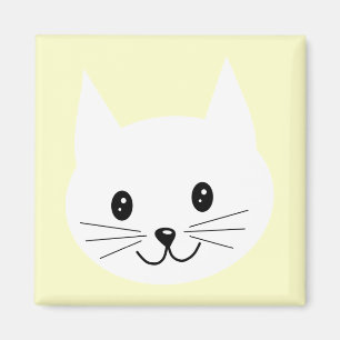 Imán Cara linda del gato