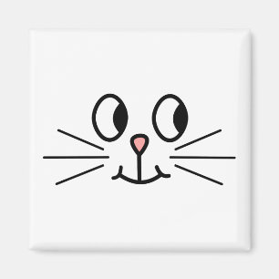 Imán Cara linda del gato