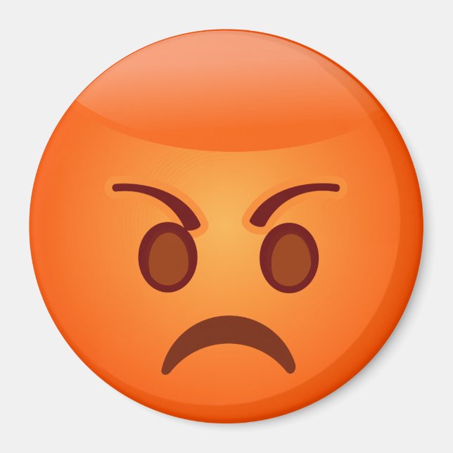 Imán Cara loca de emoji (Frente)