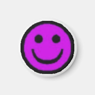 Imán Cara morada feliz