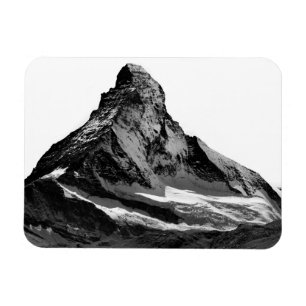 Imán Cara norte negra y blanca de Cervino