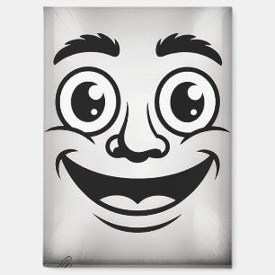 Imán cara sonriente