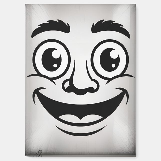 Imán cara sonriente (Anverso)