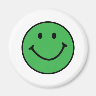 Imán cara verde clásica