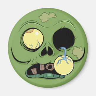 Imán Cara zombie con ojos que salen