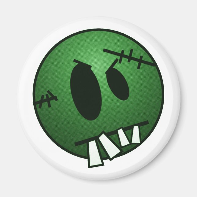 IMÁN CARA ZOMBIECON - VERDE (Frente)
