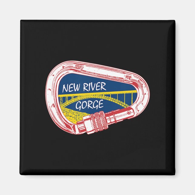 Imán Carabiner de escalada de la garganta del nuevo río (Frente)