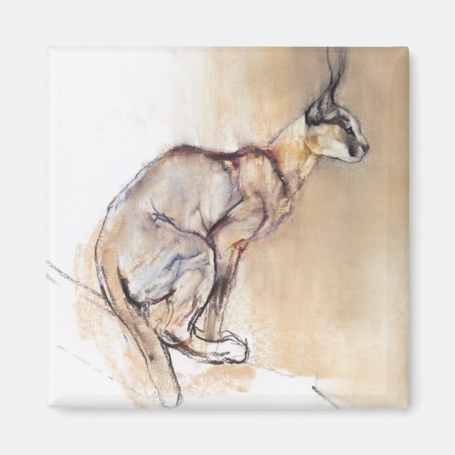 Imán Caracal sentado 2009 (Frente)