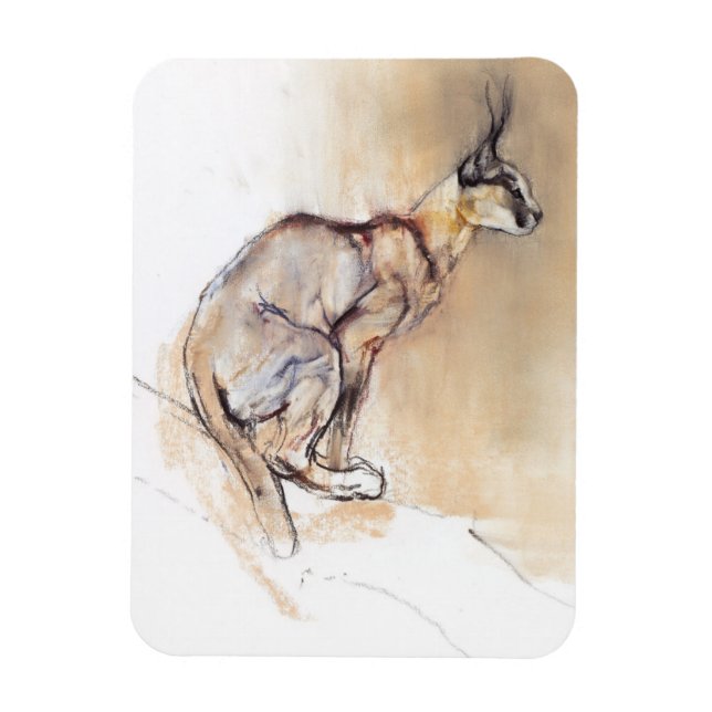 Imán Caracal sentado 2009 (Vertical)