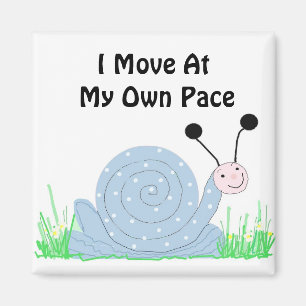 Imán Caracol Adorable con Frase