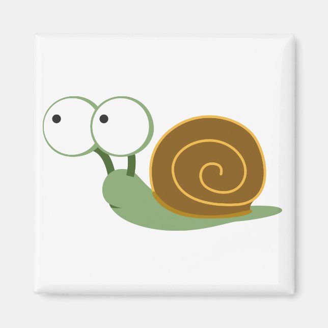 Imán Caracol Cute" (Frente)