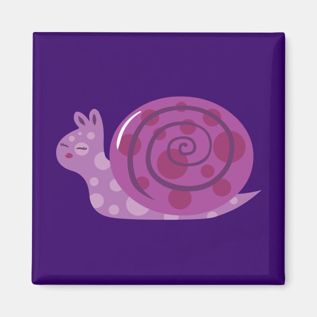 Imán Caracol morado (Frente)