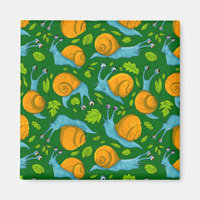 Imán Caracoles de verano (Frente)