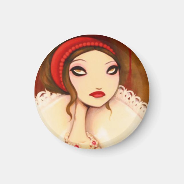 IMÁN CARÁCTER DE TALLA DE LA CARPETA OSCURA 22 (Frente)