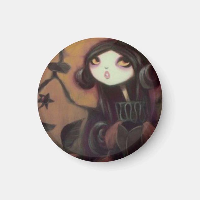 IMÁN CARÁCTER DE TALLA DE LA CARPETA OSCURA 27 (Frente)