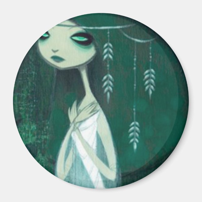 IMÁN CARÁCTER DE TALLA DE LA CARPETA OSCURA 32 (Frente)