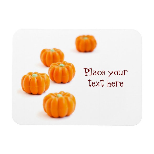 Imán Caramelos de calabaza de Halloween (Horizontal)