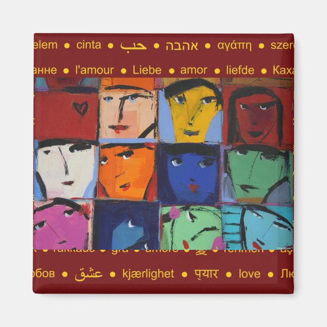 Imán Caras (Frente)