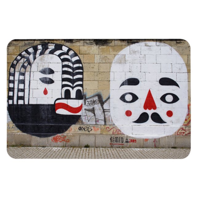 Imán Caras blancas (Horizontal)