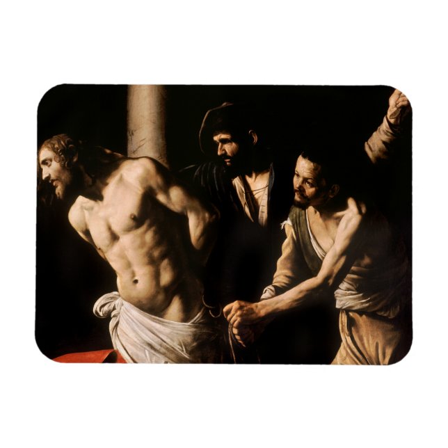 Imán Caravaggio - Cristo en la columna (Horizontal)