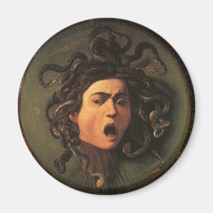 Imán Caravaggio - medusa - ilustraciones italianas