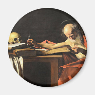 Imán Caravaggio - San Gerolamo - Pintura renacentista