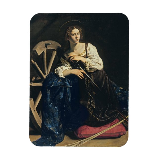 Imán Caravaggio - Santa Catalina De Alejandría (Vertical)