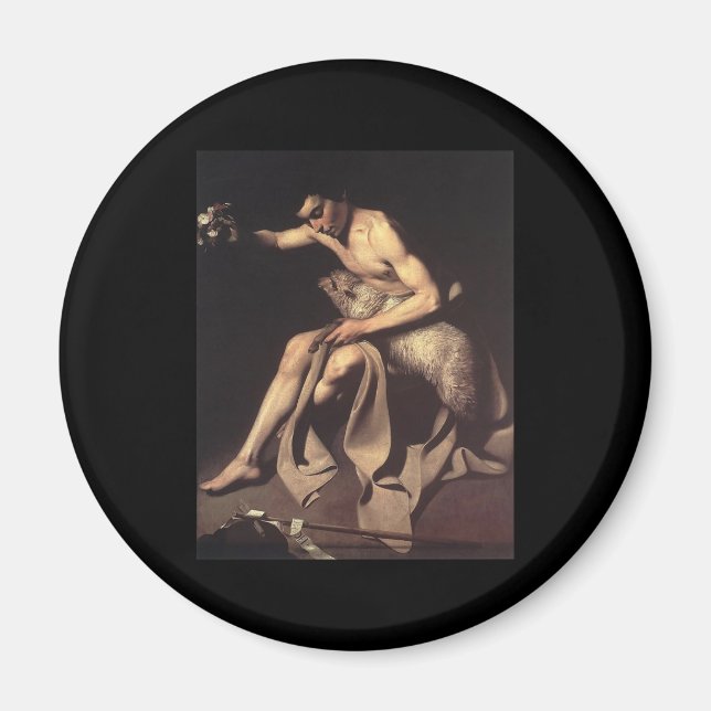 Imán Caravaggio St John El Bautista (Frente)