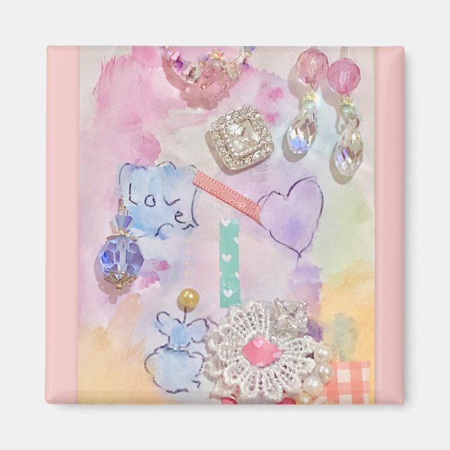 Imán cardíaco - sólo Bonito llana (Frente)