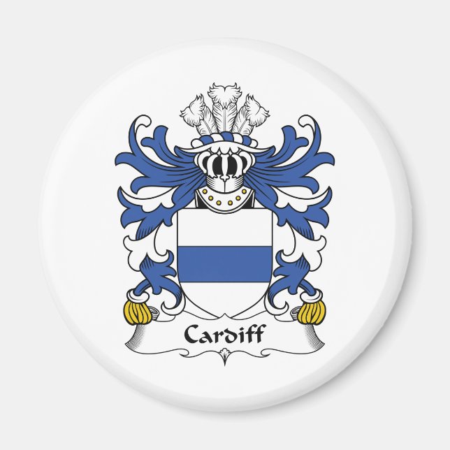 Imán Cardiff Family Crest (Frente)