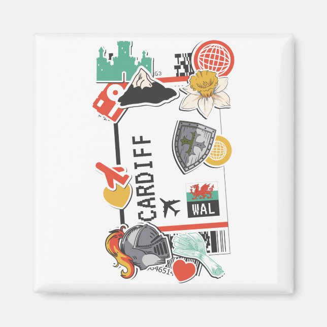 IMÁN CARDIFF GALES (Frente)