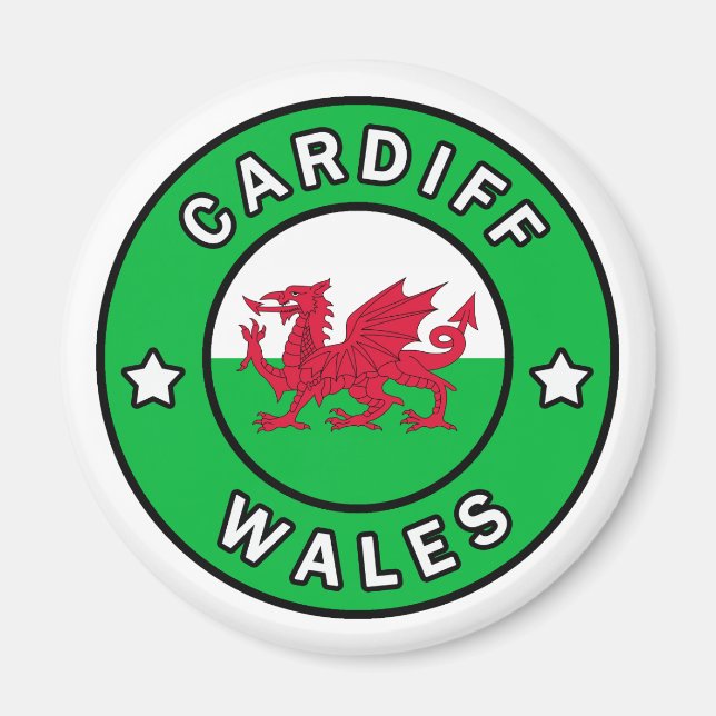 Imán Cardiff Wales (Frente)