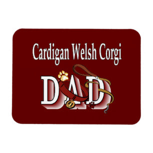 Imán Cardigan Welsh Corgi Dad