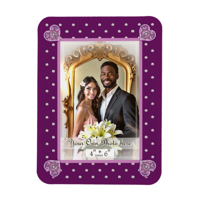 Imán cardinal red Rosace (Vertical)