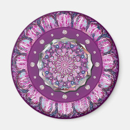 Imán Cardinal red Rosace