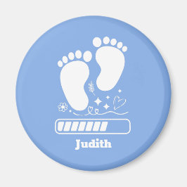 Imán Carga de Bebé Azul