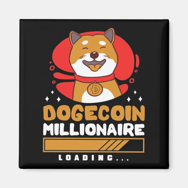 Imán Carga de Crypto DogeCoin Millionaire (Frente)