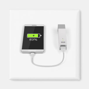 Imán Carga de smartphone con banco de energía