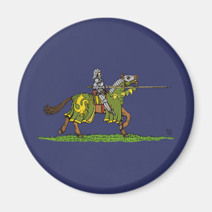 Imán Cargando Knight medieval