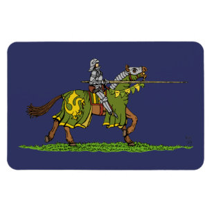 Imán Cargando Knight medieval