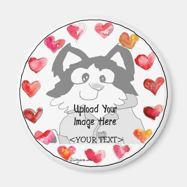 Imán Cargar imanes personalizados de Personalizado foto (Frente)