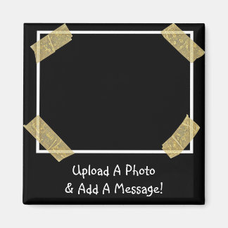 Imán Cargar una foto y añadir un mensaje personal Perso