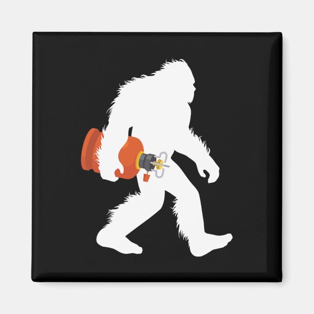 Imán Cargo de pie grande Depósito de propano Sasquatch  (Frente)