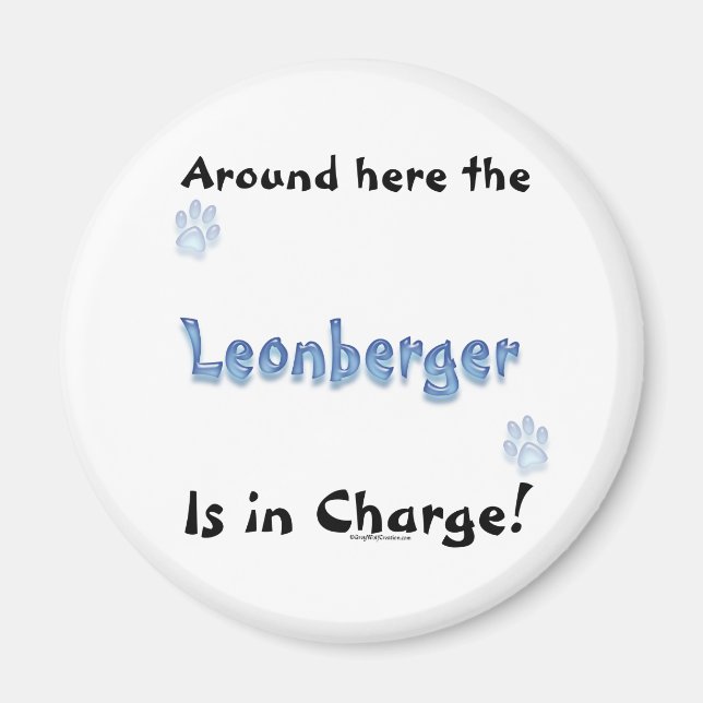 Imán Cargo Leonberger - Personalizado (Frente)