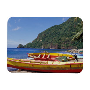 Imán Caribe, BWI, Santa Lucía, Barcos de vela, Soufrier