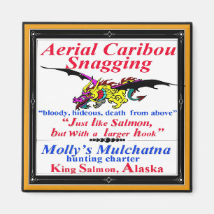 Imán Caribú Aéreo Atrapado Mulchatna Alaska