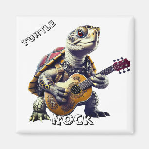 Imán Caricatura de Dibujos Animados de Tortuga Animal