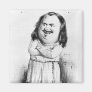 Imán Caricatura de Honore de Balzac