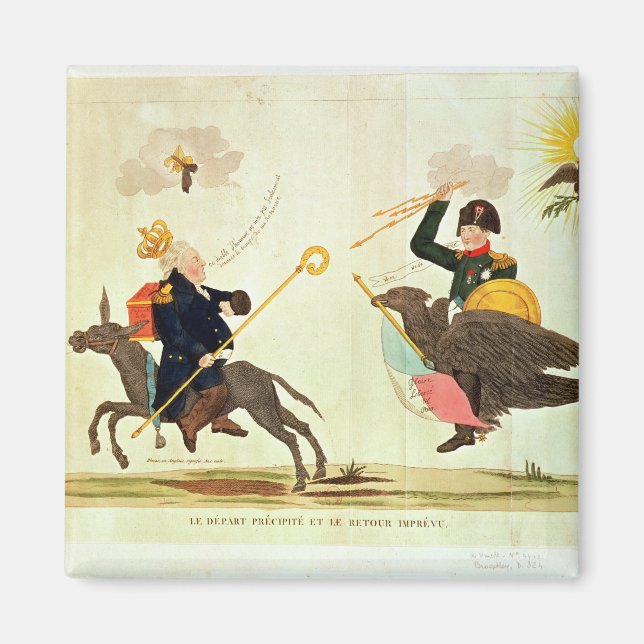 Imán Caricatura de los 'Cien días' (Frente)